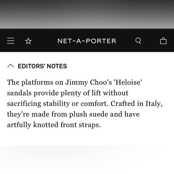 JIMMY CHOO Heloise 120 knotted suede platform sandals 37 NWT - Picture 13 of 13